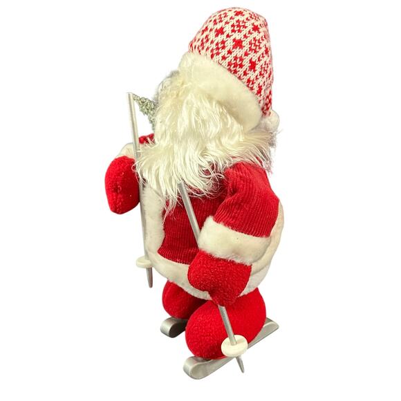 Fabric 13" Skating Santa for Costco - Picture 4 of 13